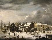 Francis Guy Winter Scene in Brooklyn china oil painting reproduction